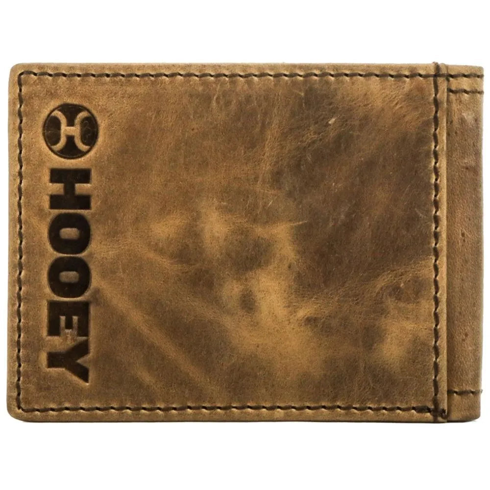 HOOey Inlay Serape Hands-Up (Tan) - Men's Bifold Wallet - Hatcountry