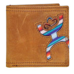 HOOey Inlay Serape Hands-Up (Tan) - Men's Bifold Wallet - Hatcountry