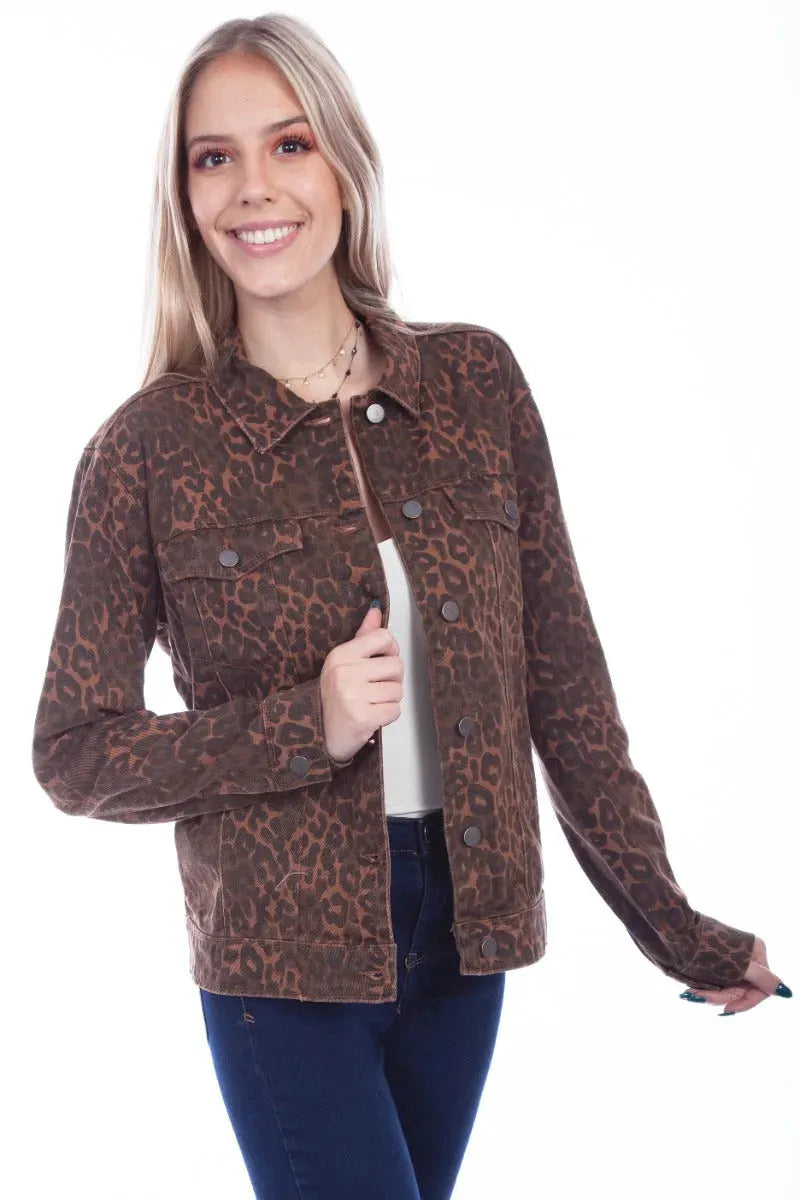 Honey Creek Leopard Denim - Womens Jacket - Hatcountry