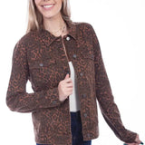 Honey Creek Leopard Denim - Womens Jacket - Hatcountry
