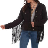 Honey Creek Denim Fringe - Womens Jacket - Hatcountry