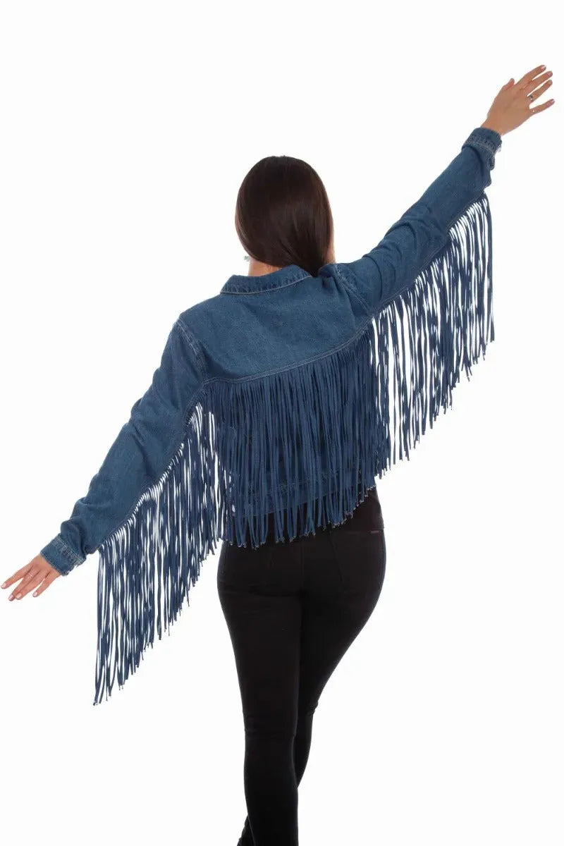 Honey Creek Denim Fringe - Womens Jacket - Hatcountry