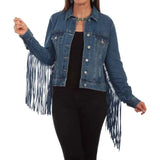 Honey Creek Denim Fringe - Womens Jacket - Hatcountry