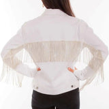 Honey Creek Denim with Rhinestone Fringe - Womens Jacket - Hatcountry