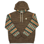 HOOey "Summit" (Brown/Aztec) - Mens Hoodie Sweatshirt - Hatcountry