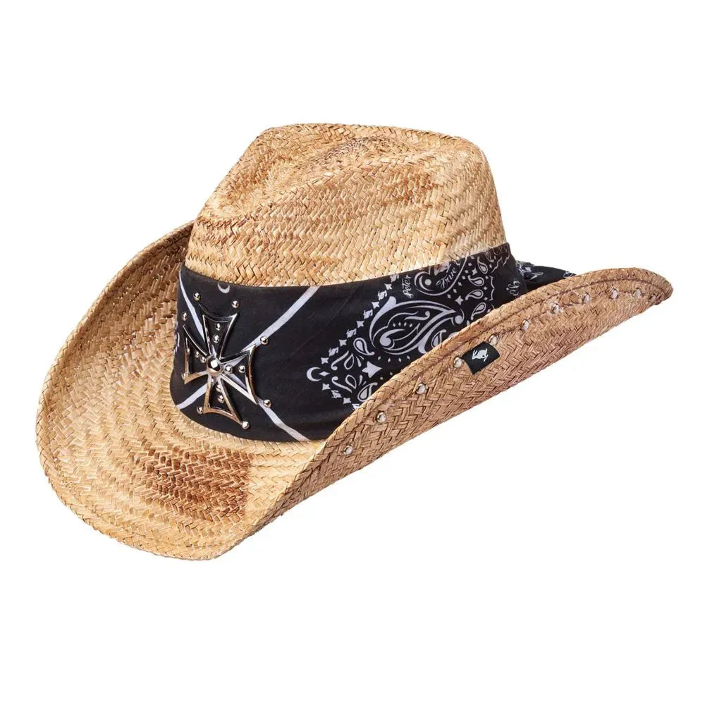 Peter Grimm Hollis - Straw Cowboy Hat - Hatcountry