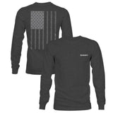 HOOey Liberty Roper ( Charcoal ) - Mens Long Sleeve T-Shirt - Hatcountry