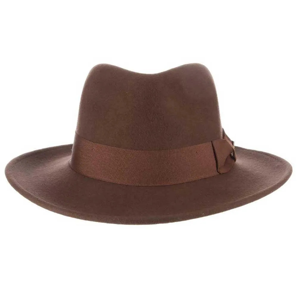 Indiana Jones™ Belloq - Crushable Soft Wool Felt Fedora Hat - Hatcountry