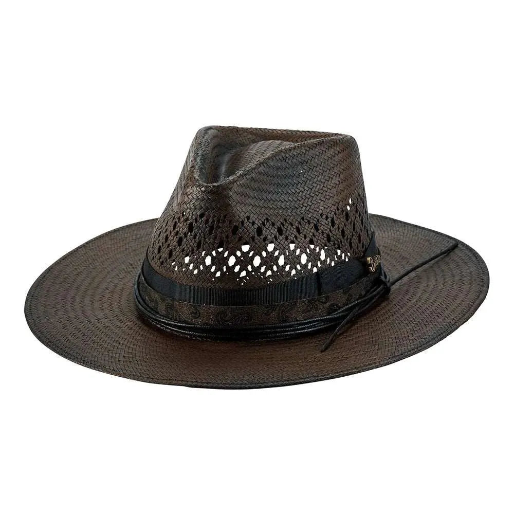 Bullhide Inspired- Straw Fedora Hat - Hatcountry