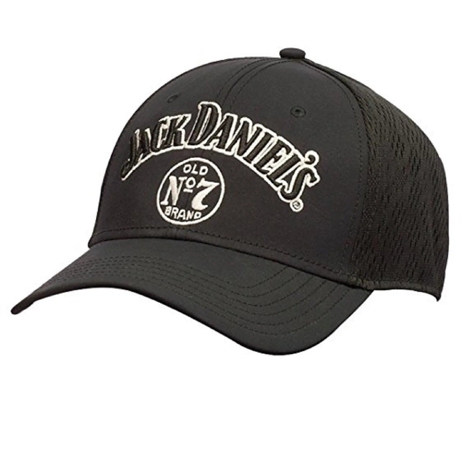 Jack Daniels Old No.7 Embroidered Black (JD77-117) - Trucker Cap - Hatcountry