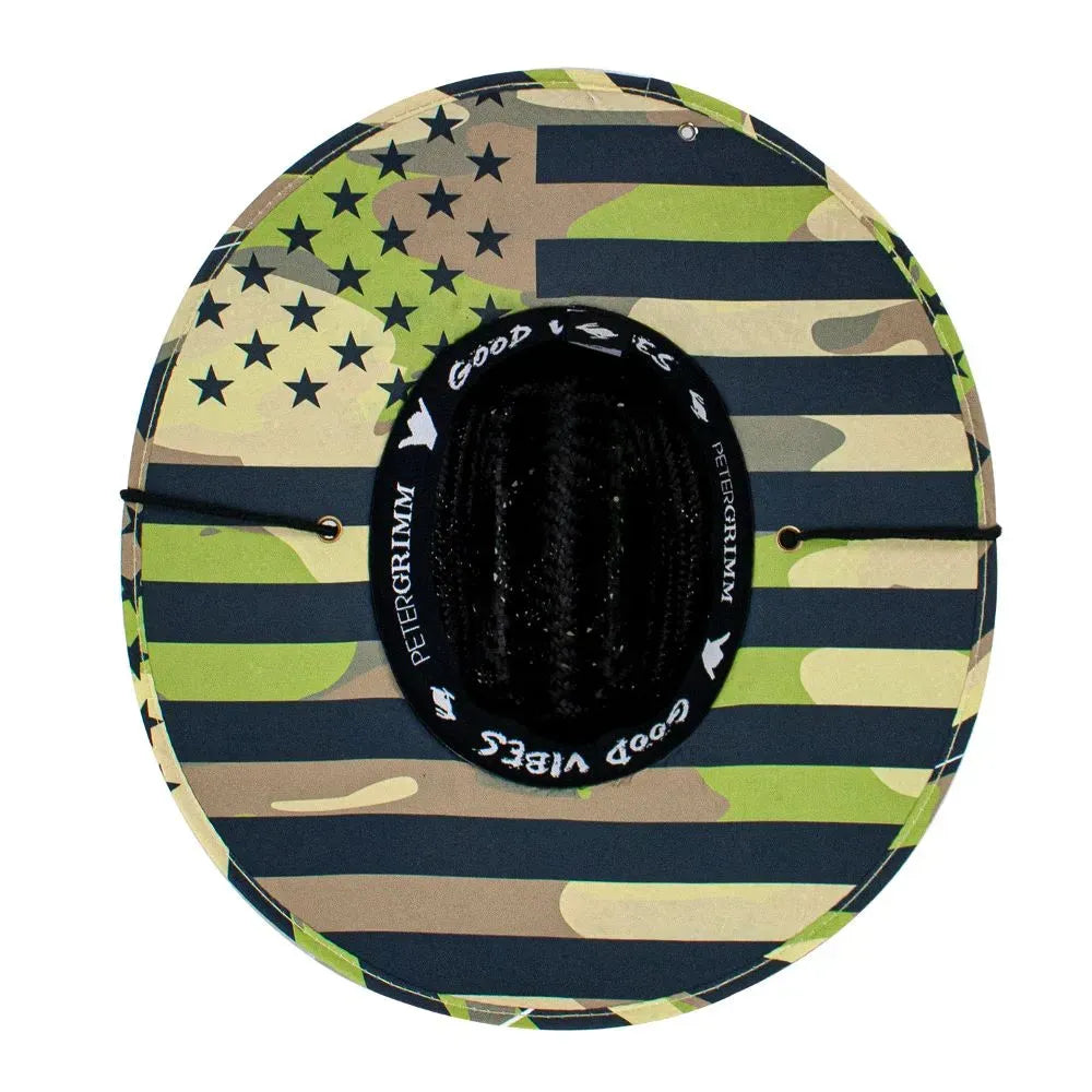 Peter Grimm Liberty - Rush Straw Lifeguard Hat - Hatcountry