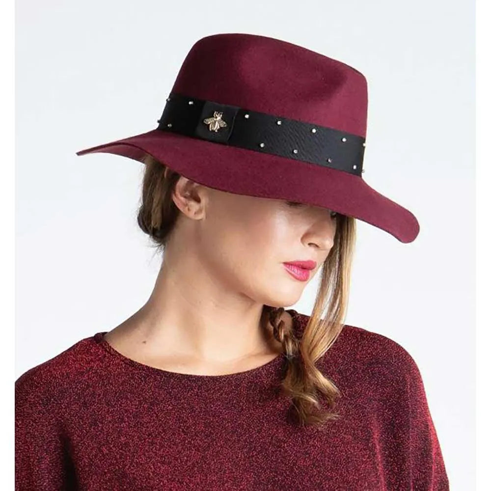 Scala Winslow - Wide Brim Floppy Wool Fedora Hat - Hatcountry