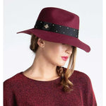 Scala Winslow - Wide Brim Floppy Wool Fedora Hat - Hatcountry