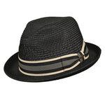 Scala Truman - Straw Fedora Hat - Hatcountry