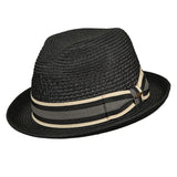 Scala Truman - Straw Fedora Hat - Hatcountry