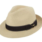Scala Wyatt - Straw Fedora Hat - Hatcountry