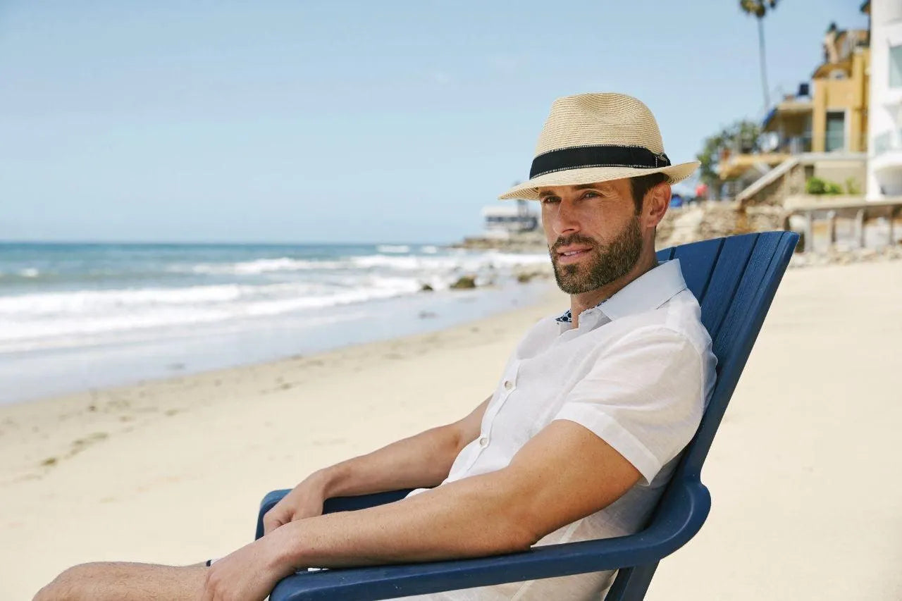 Scala Wyatt - Straw Fedora Hat - Hatcountry