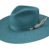 Stetson Night Sky S - Wide Brim Fedora Wool Felt Cowgirl Hat