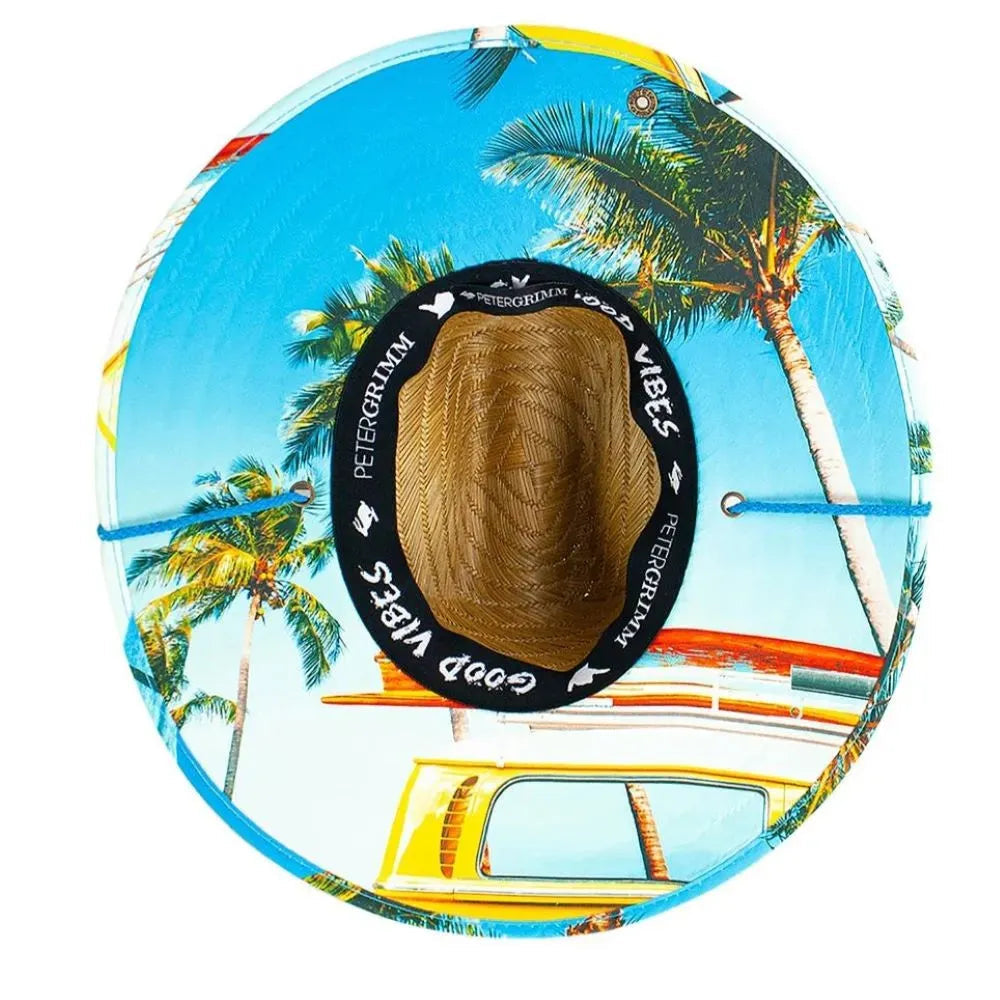 Peter Grimm Off Coast - Rye Straw Lifeguard Hat - Hatcountry
