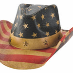 Bullhide Old Glory - Straw Cowboy Hat - Hatcountry