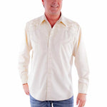 Scully Floral Tooled Embroidery - Men's Western Shirt - Hatcountry