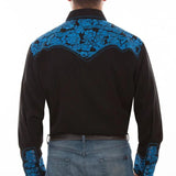 Scully Floral Tooled Embroidery - Men's Western Shirt - Hatcountry