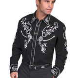 Scully Rose Colored Glasses - Mens Western Shirt - Hatcountry