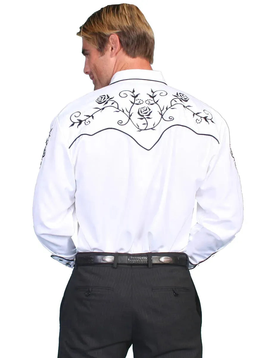Scully Rose Colored Glasses - Mens Western Shirt - Hatcountry