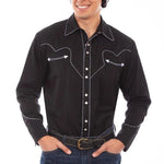 Scully Candy Cane - Men's Western Shirt - Hatcountry