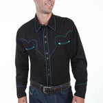 Scully Candy Cane - Men's Western Shirt - Hatcountry