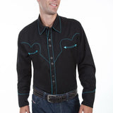 Scully Candy Cane - Men's Western Shirt - Hatcountry