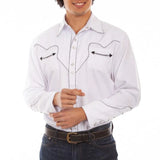 Scully Candy Cane - Men's Western Shirt - Hatcountry