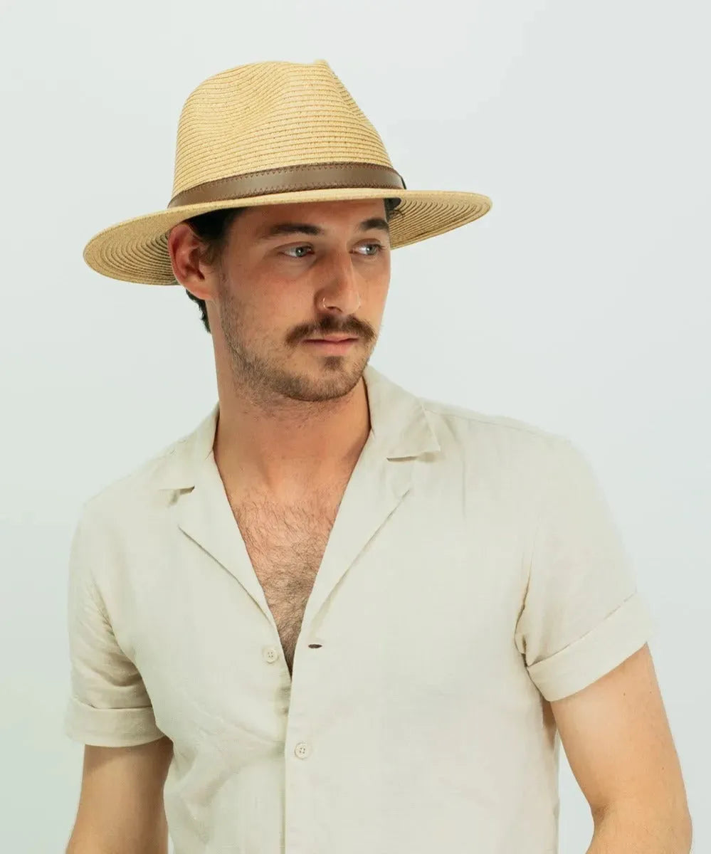 Peter Grimm Cameron - Straw Fedora Hat - Hatcountry