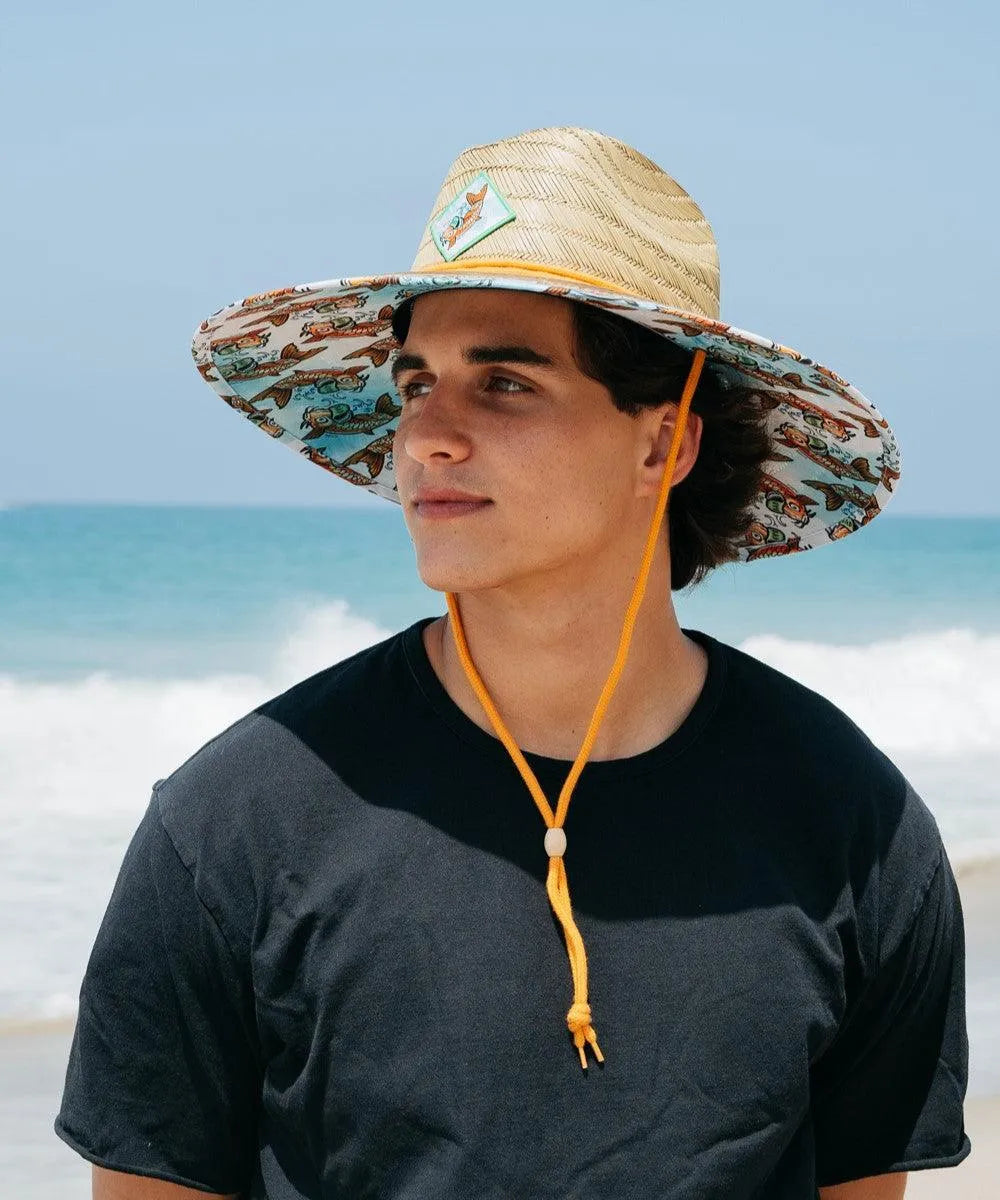 Peter Grimm Sublime Badfish Lifeguard - Rye Straw Lifeguard Hat - Hatcountry