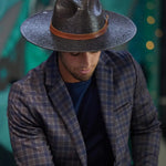 Peter Grimm Phoenix - Wide Brim Mexican Palm Straw Fedora Hat - Hatcountry