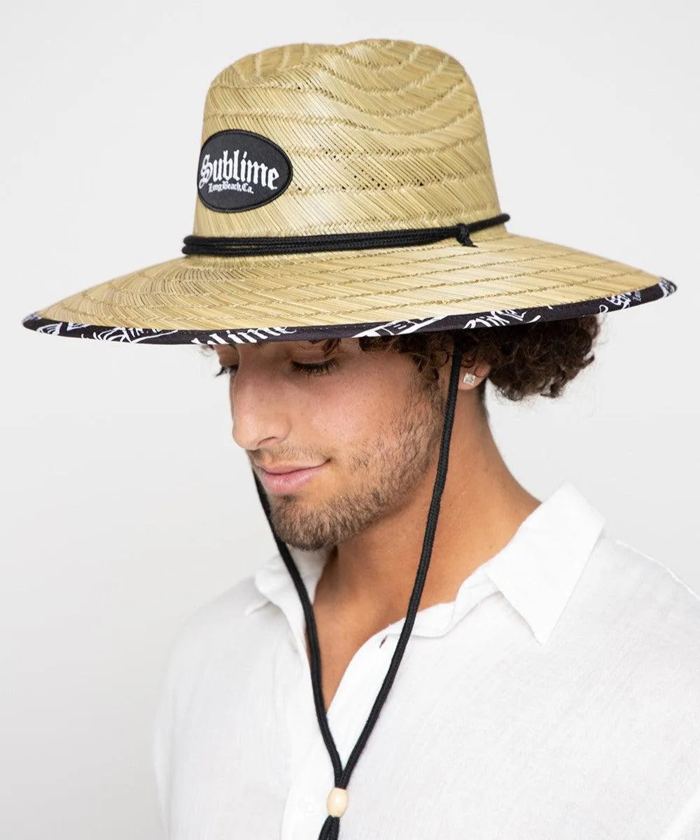 Peter Grimm Sublime Pool Shark Lifeguard - Rye Straw Lifeguard Hat - Hatcountry