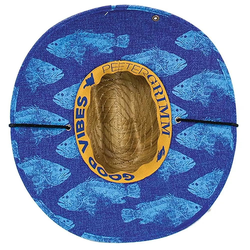 Peter Grimm Sea School - Rye Straw Lifeguard Hat - Hatcountry