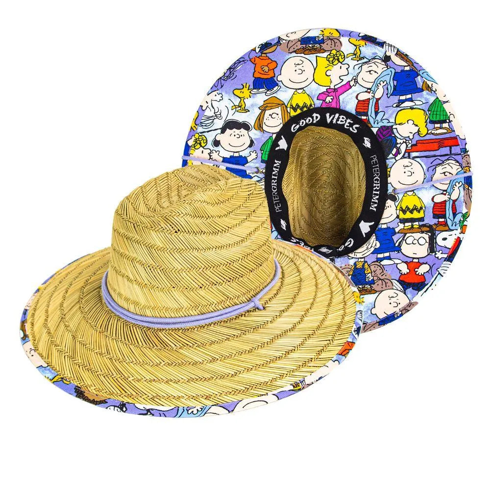 Peter Grimm Peanuts Characters - Rye Straw Lifeguard Hat - Hatcountry