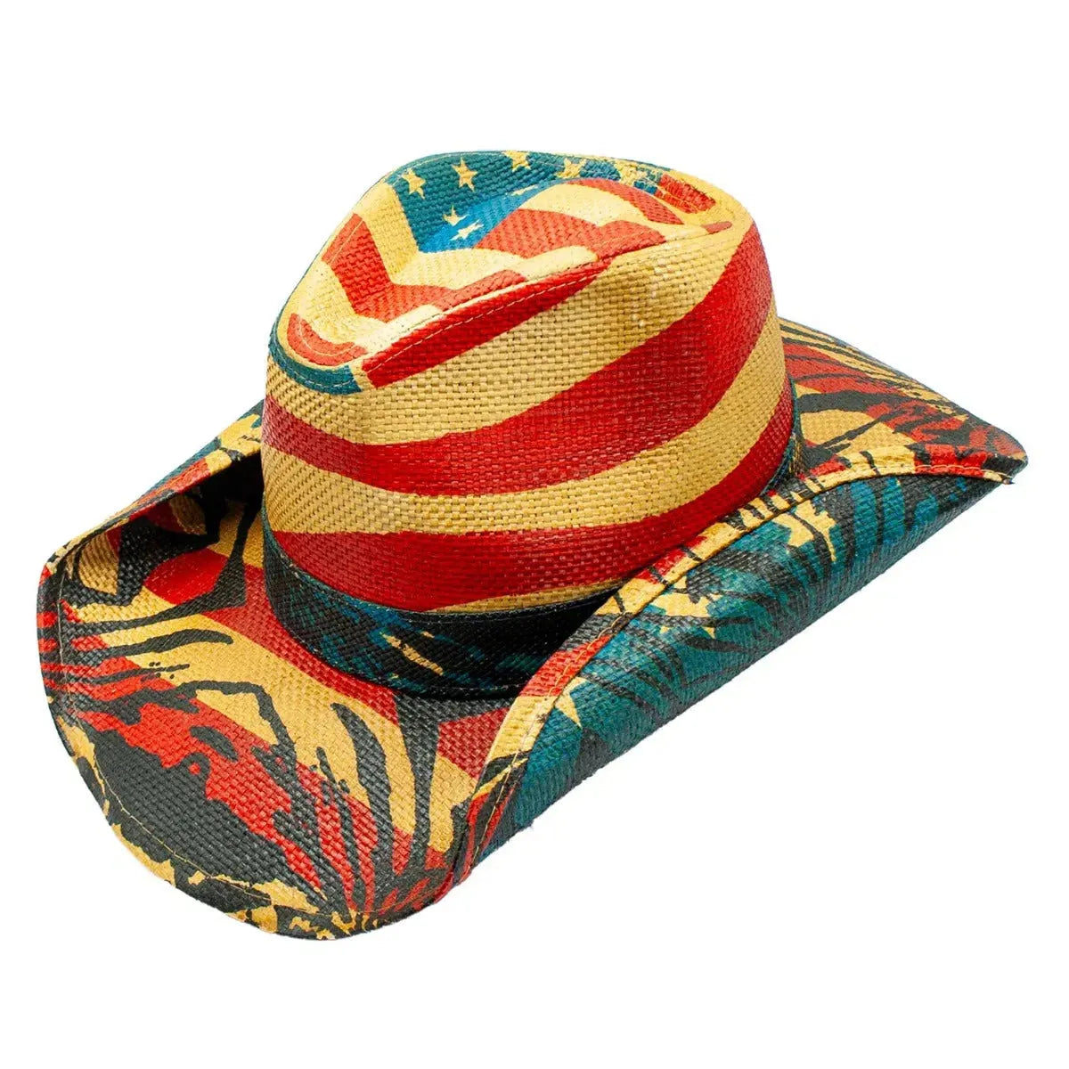 Peter Grimm 13 Stripes - Straw Cowboy Hat - Hatcountry