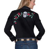 Scully Skulls And Roses Embroidery - Women's Western Shirt - Hatcountry
