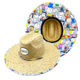 Peter Grimm Kenny Characters - Straw Lifeguard Hat
