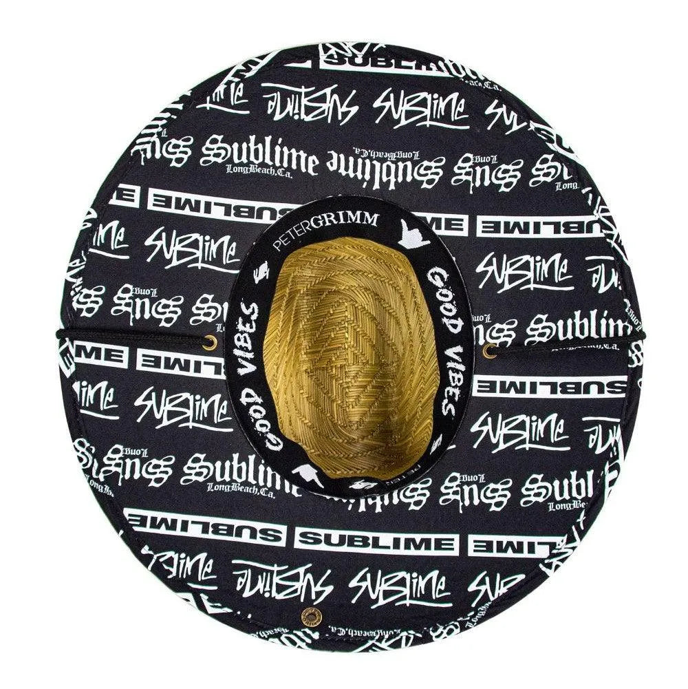 Peter Grimm Sublime Pool Shark Lifeguard - Rye Straw Lifeguard Hat - Hatcountry