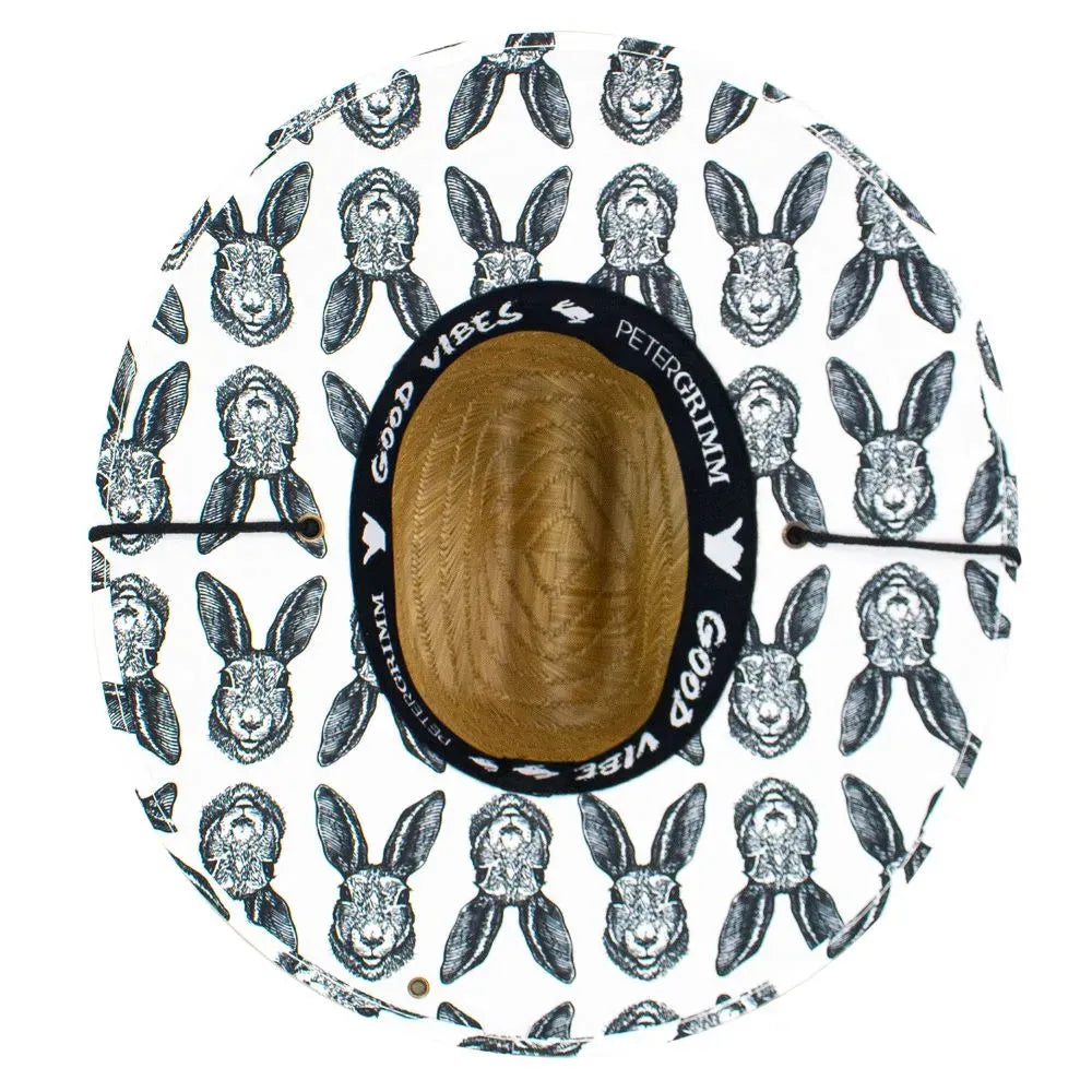 Peter Grimm Rabbit - Rye Straw Lifeguard Hat - Hatcountry