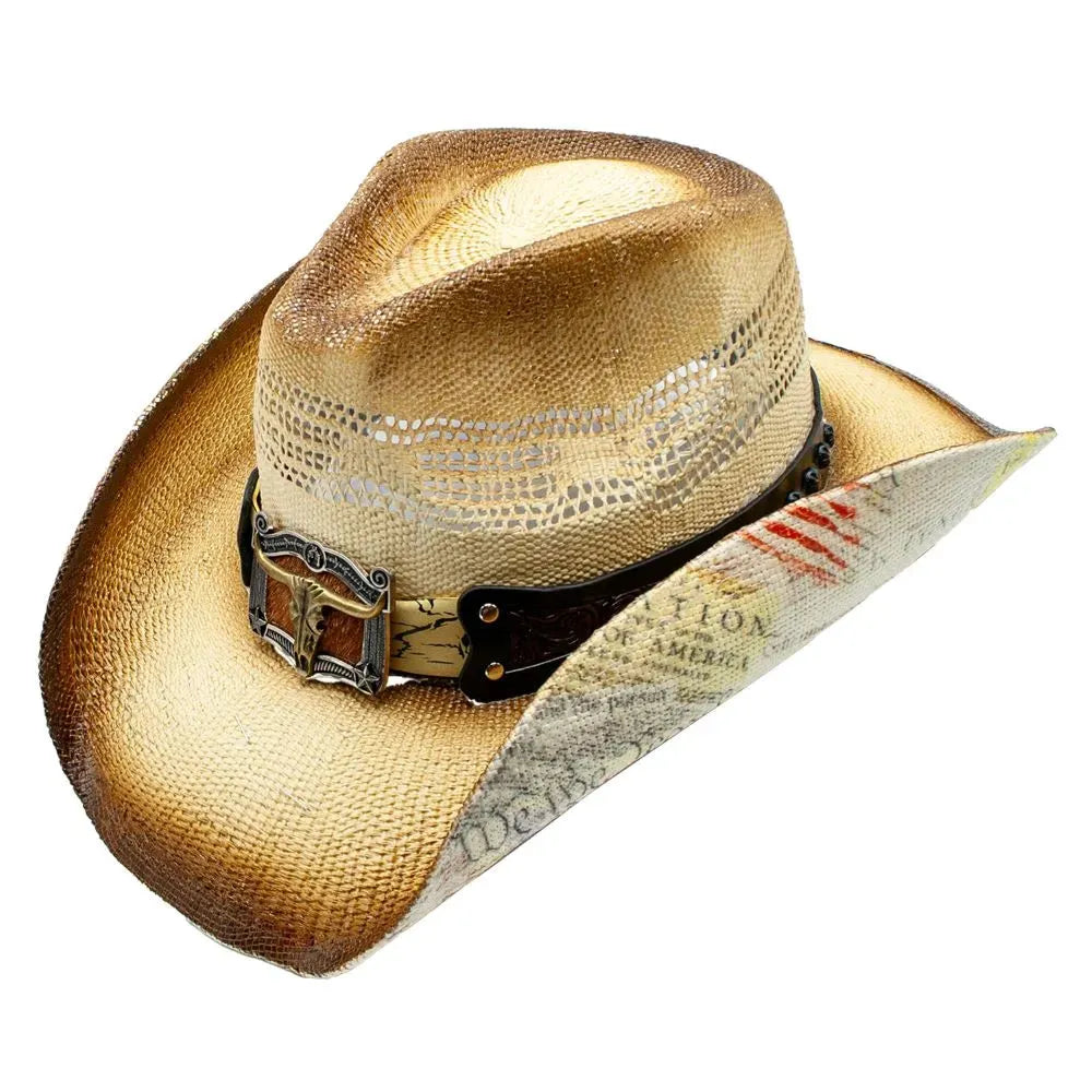 Peter Grimm Ramos - Straw Cowboy Hat - Hatcountry