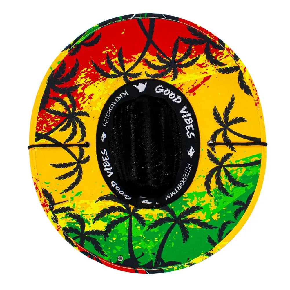 Peter Grimm Rasta - Rye Straw Lifeguard Hat - Hatcountry