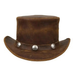 Deadwood Wild Buffalo - Leather Top Hat - Hatcountry