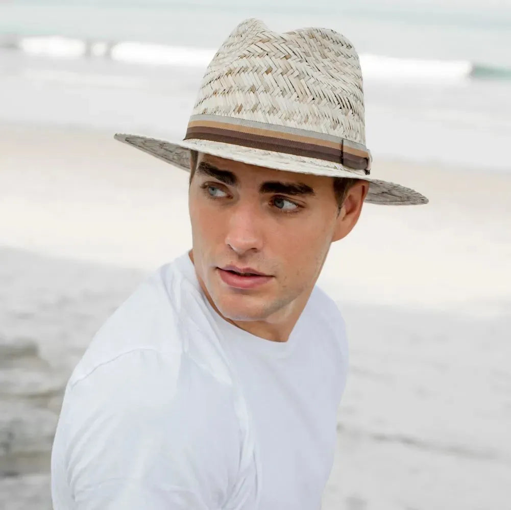 Peter Grimm Samba - Straw Fedora Hat - Hatcountry