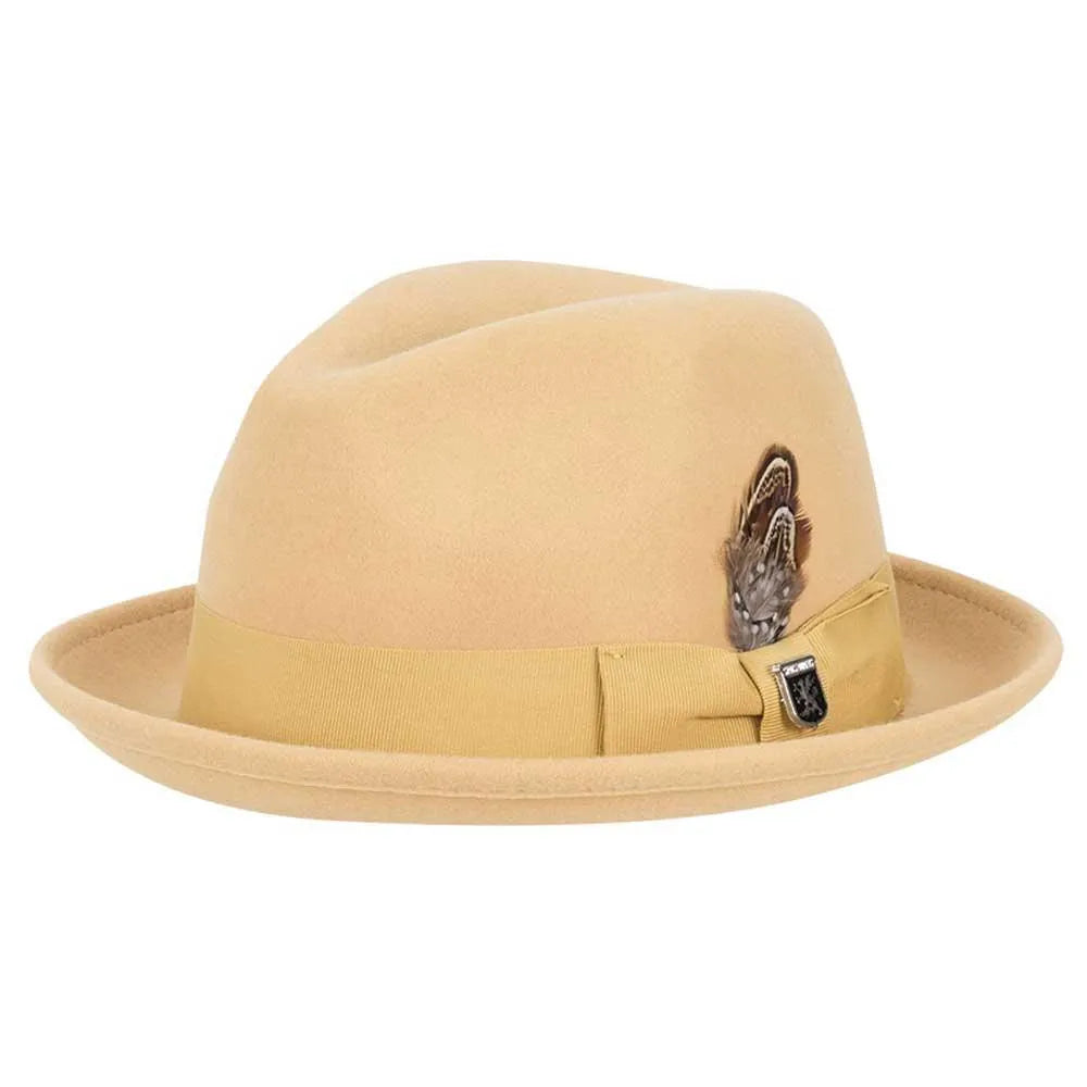Stacy Adams Chelsea - Wool Fedora Hat - Hatcountry