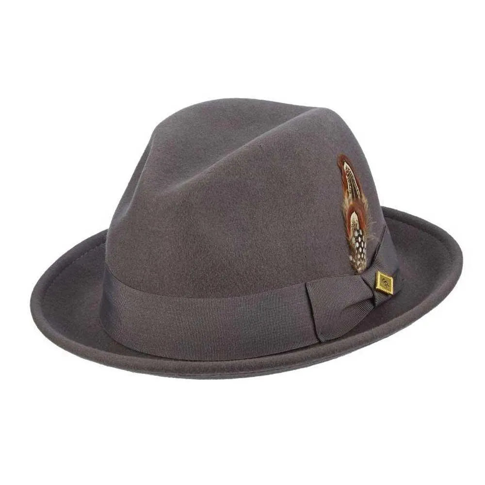 Stacy Adams Chelsea - Wool Fedora Hat - Hatcountry
