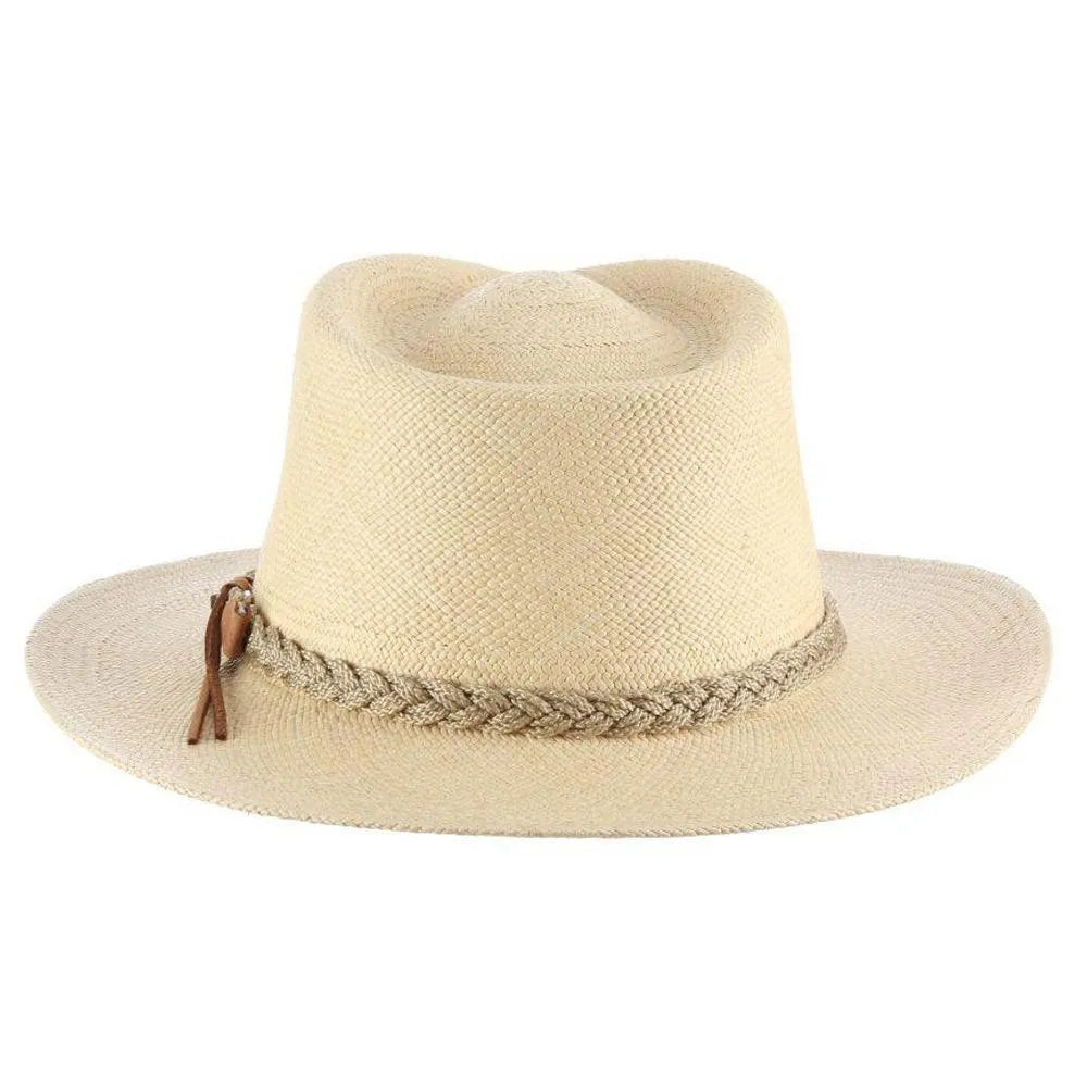 Scala Taos - Panama Straw Fedora Hat - Hatcountry